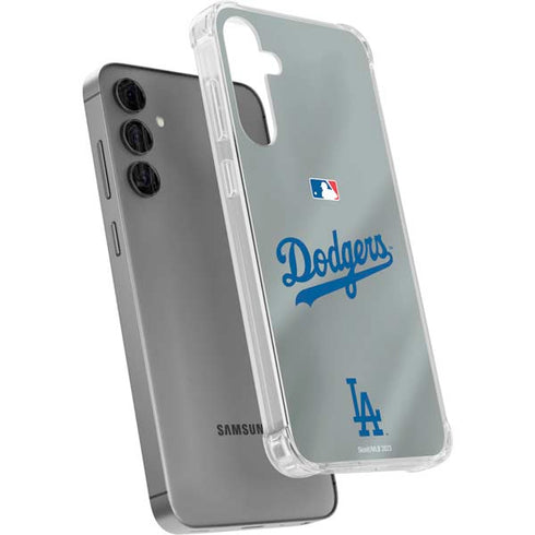 MLB Los Angeles Dodgers Road Jersey Galaxy S24 Plus Clear Case