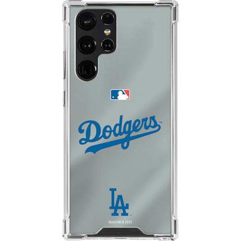 MLB Los Angeles Dodgers Road Jersey Galaxy S24 Ultra Clear Case