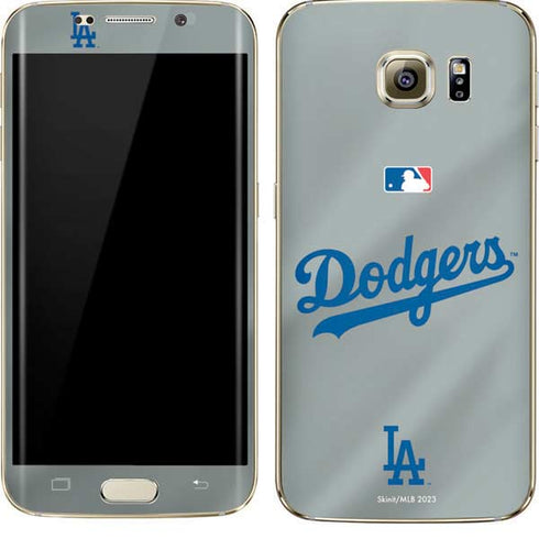 MLB Los Angeles Dodgers Road Jersey Galaxy S7 Edge Skin