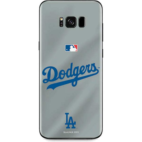 MLB Los Angeles Dodgers Road Jersey Galaxy S8 Plus Skin