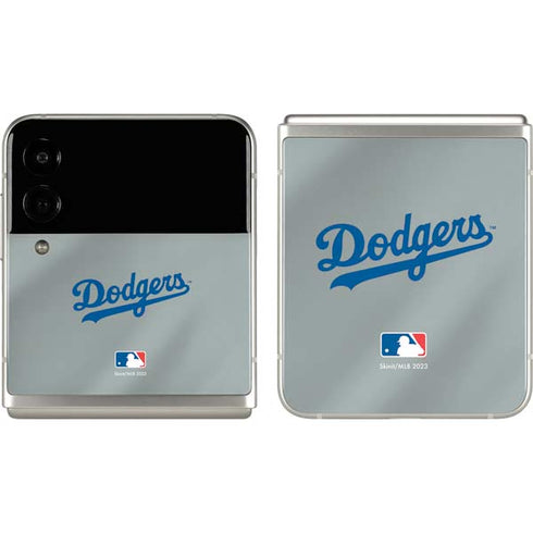 MLB Los Angeles Dodgers Road Jersey Galaxy Z Flip3 5G Skin