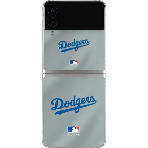 MLB Los Angeles Dodgers Road Jersey Galaxy Z Flip3 5G Skin