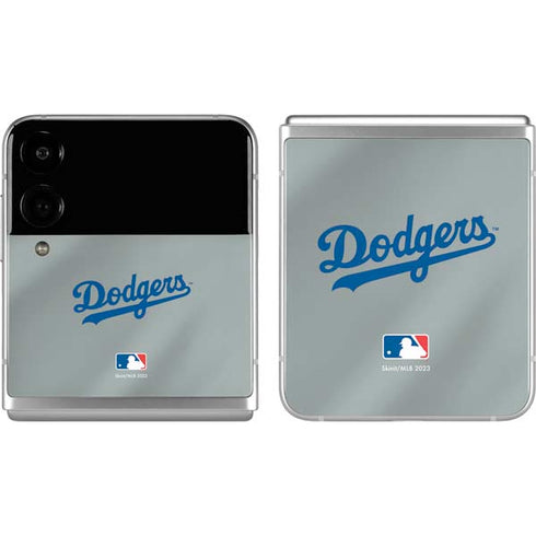 MLB Los Angeles Dodgers Road Jersey Galaxy Z Flip4 5G Skin