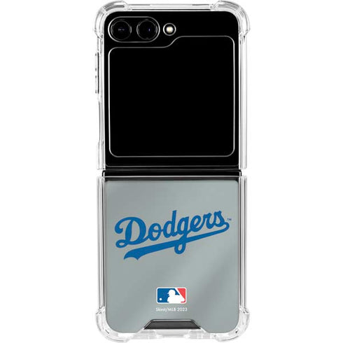 MLB Los Angeles Dodgers Road Jersey Galaxy Z Flip5 5G Clear Case