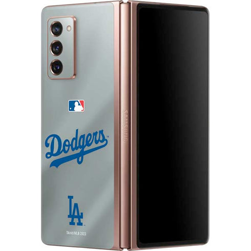 MLB Los Angeles Dodgers Road Jersey Galaxy Z Fold2 5G Skin