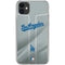 MLB Los Angeles Dodgers Road Jersey iPhone 11 Clear Case