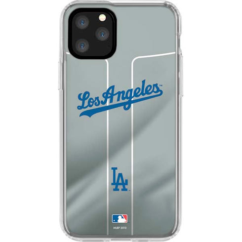 MLB Los Angeles Dodgers Road Jersey iPhone 11 Pro Clear Case