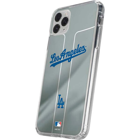 MLB Los Angeles Dodgers Road Jersey iPhone 11 Pro Clear Case