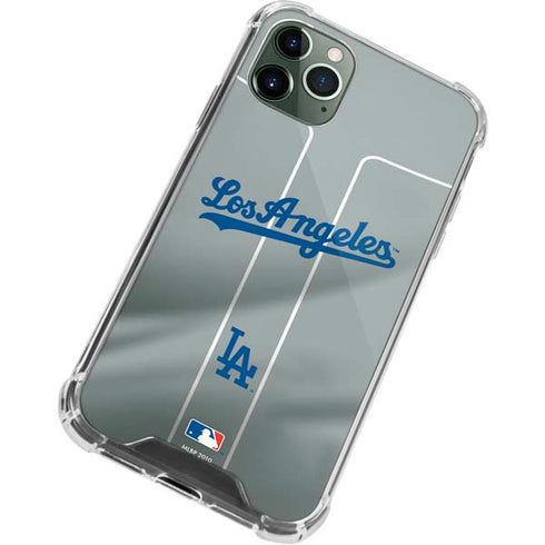 MLB Los Angeles Dodgers Road Jersey iPhone 11 Pro Max Clear Case