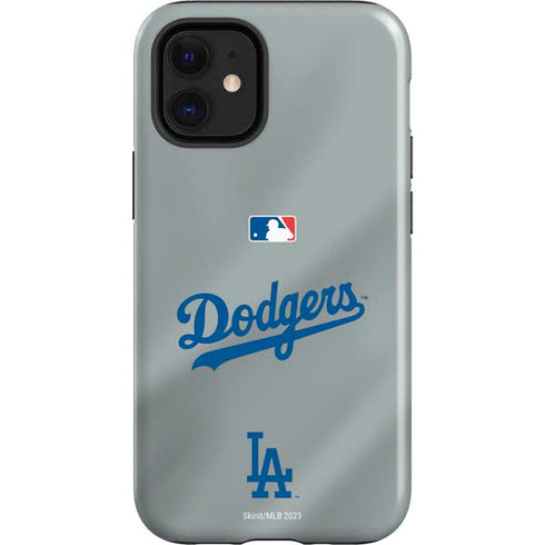 MLB Los Angeles Dodgers Road Jersey iPhone 12 Mini Impact Case