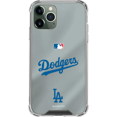 MLB Los Angeles Dodgers Road Jersey iPhone 12 Pro Max Clear Case