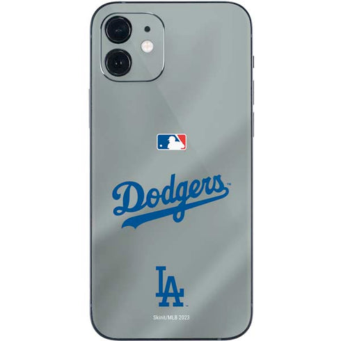 MLB Los Angeles Dodgers Road Jersey iPhone 12 Skin