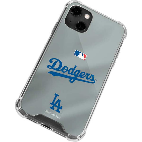 MLB Los Angeles Dodgers Road Jersey iPhone 14 Clear Case