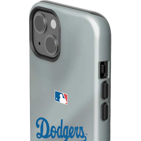 MLB Los Angeles Dodgers Road Jersey iPhone 15 Impact Case