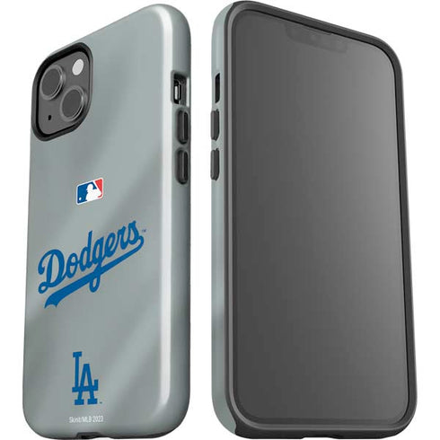 MLB Los Angeles Dodgers Road Jersey iPhone 15 Impact Case