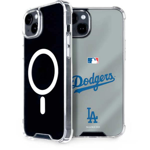 MLB Los Angeles Dodgers Road Jersey iPhone 15 Plus MagSafe Case