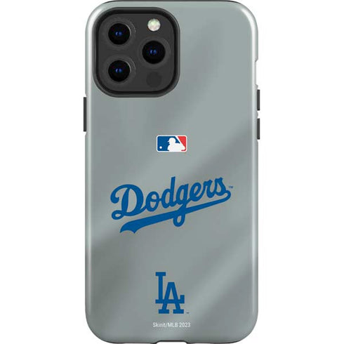 MLB Los Angeles Dodgers Road Jersey iPhone 15 Pro Max Impact Case