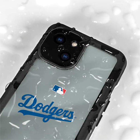 MLB Los Angeles Dodgers Road Jersey iPhone 15 Plus Waterproof Case