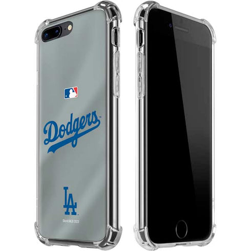 MLB Los Angeles Dodgers Road Jersey iPhone 7/8 Plus Clear Case