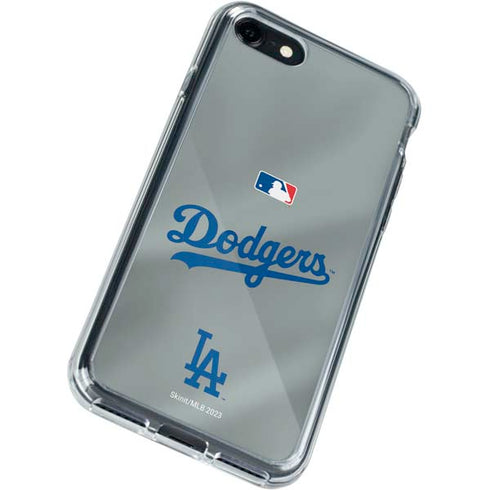 MLB Los Angeles Dodgers Road Jersey iPhone SE (2nd & 3rd Gen) Clear Case