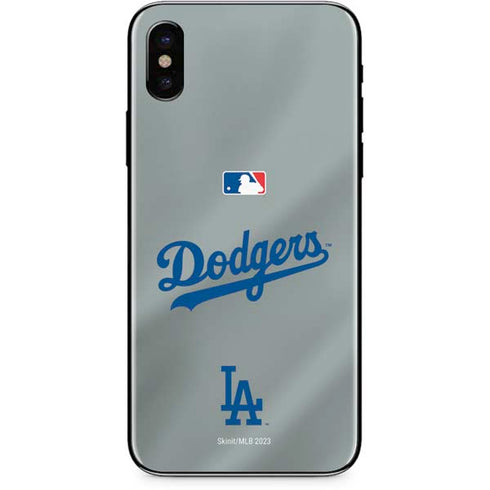 MLB Los Angeles Dodgers Road Jersey iPhone XS Skin
