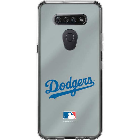 MLB Los Angeles Dodgers Road Jersey LG K51/Q51 Clear Case