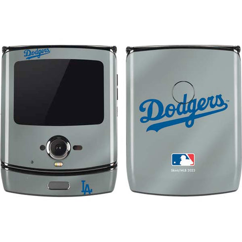 MLB Los Angeles Dodgers Road Jersey Motorola RAZR Skin