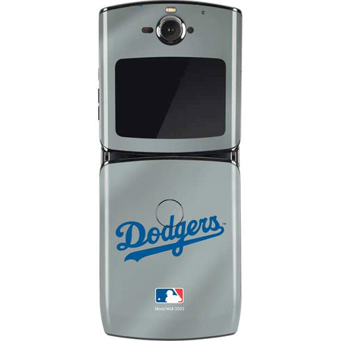 MLB Los Angeles Dodgers Road Jersey Motorola RAZR Skin