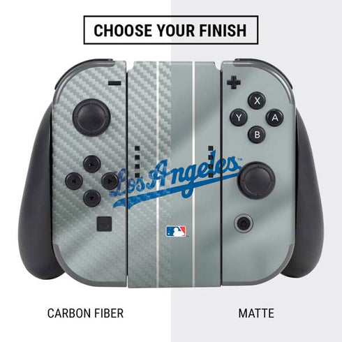 MLB Los Angeles Dodgers Road Jersey Nintendo Switch Bundle Skin