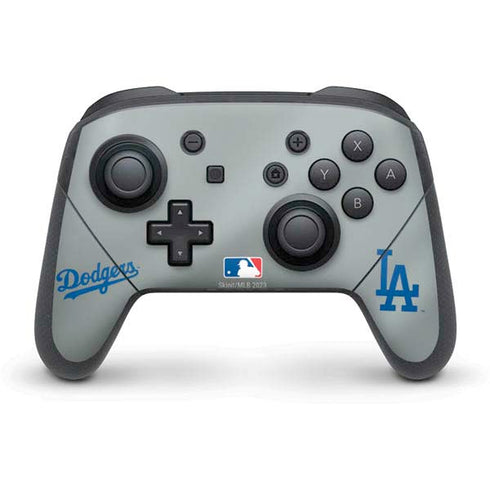 MLB Los Angeles Dodgers Road Jersey Nintendo Switch Pro Controller Skin