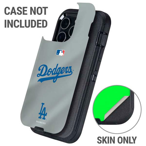 MLB Los Angeles Dodgers Road Jersey Otterbox Defender iPhone Skin