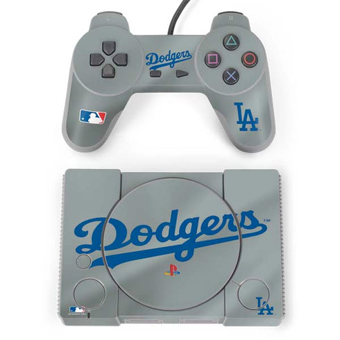MLB Los Angeles Dodgers Road Jersey PlayStation Classic Bundle Skin
