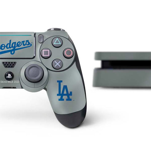MLB Los Angeles Dodgers Road Jersey PS4 Slim Bundle Skin