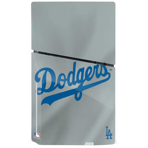 MLB Los Angeles Dodgers Road Jersey PS5 Slim Disk Console Skin