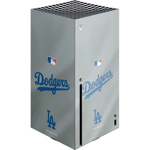 MLB Los Angeles Dodgers Road Jersey Xbox Series X Console Skin
