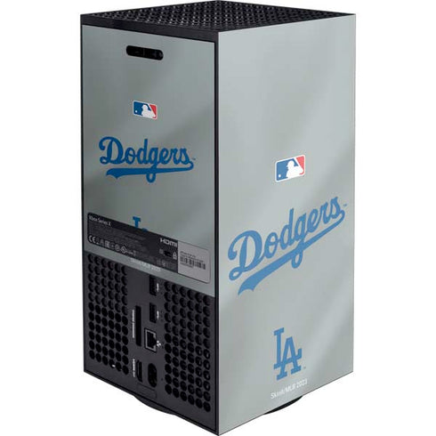 MLB Los Angeles Dodgers Road Jersey Xbox Series X Console Skin