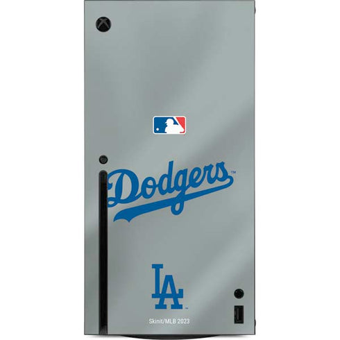 MLB Los Angeles Dodgers Road Jersey Xbox Series X Console Skin