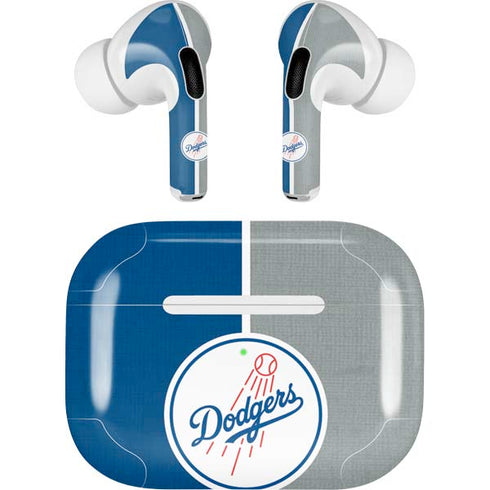 MLB Los Angeles Dodgers Split AirPods Pro 2nd Gen Skin