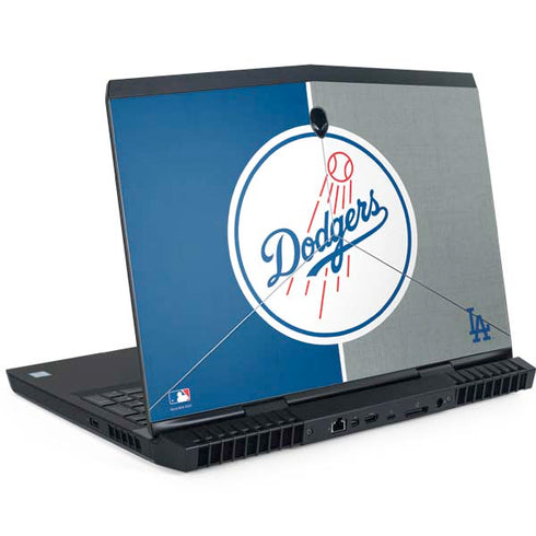 MLB Los Angeles Dodgers Split Dell Alienware Skin