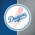MLB Los Angeles Dodgers Split Dell Alienware Skin