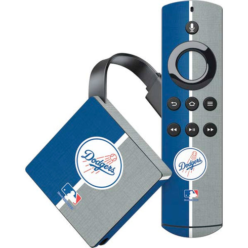 MLB Los Angeles Dodgers Split Amazon Fire TV Skin