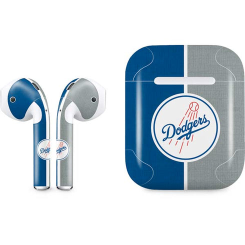 MLB Los Angeles Dodgers Split Apple AirPods Skin