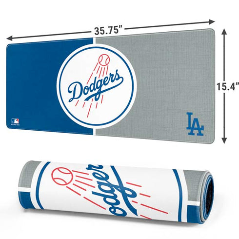 MLB Los Angeles Dodgers Split Gaming Mouse Pad
