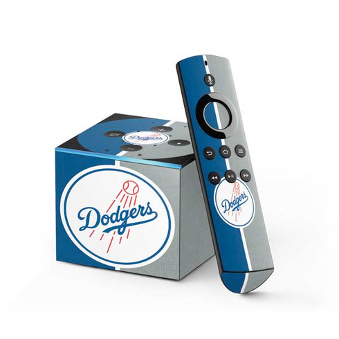 MLB Los Angeles Dodgers Split Fire TV Cube Skin