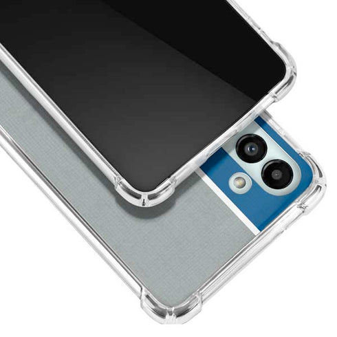 MLB Los Angeles Dodgers Split Galaxy A13 5G Clear Case