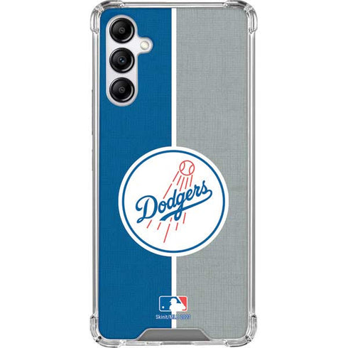 MLB Los Angeles Dodgers Split Galaxy A14 5G Clear Case