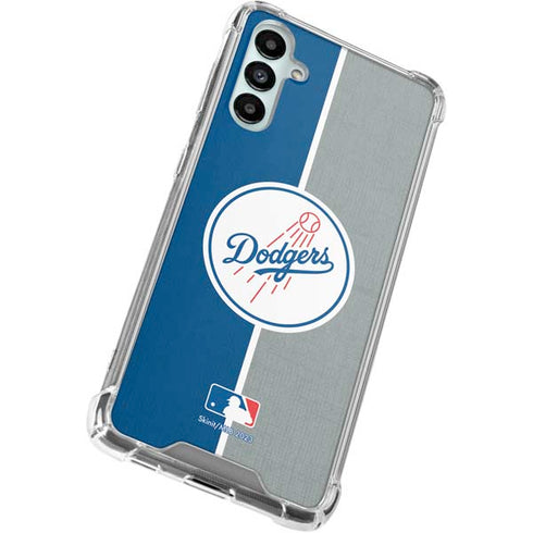 MLB Los Angeles Dodgers Split Galaxy A15 5G Clear Case