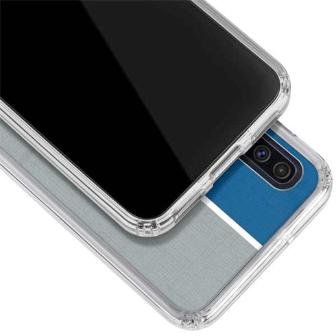 MLB Los Angeles Dodgers Split Galaxy A50 Clear Case