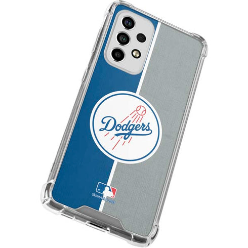 MLB Los Angeles Dodgers Split Galaxy A53 5G Clear Case