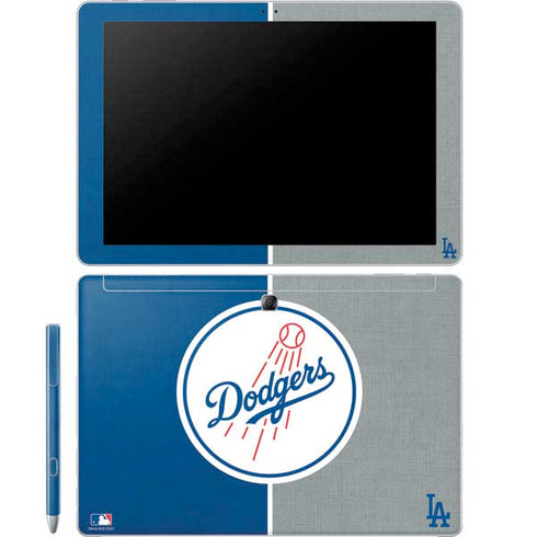 MLB Los Angeles Dodgers Split Galaxy Book 12in Skin